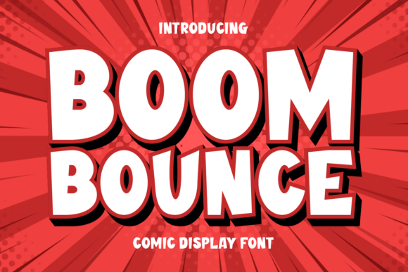 Boom Bounce: A Playful Display Font That Grabs Attention