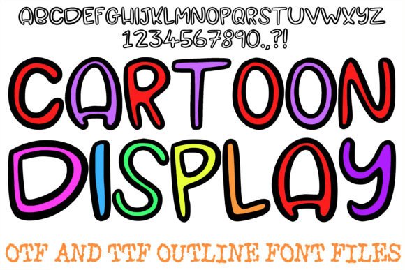 Cartoon Display: A Playful Yet Purposeful Display Font