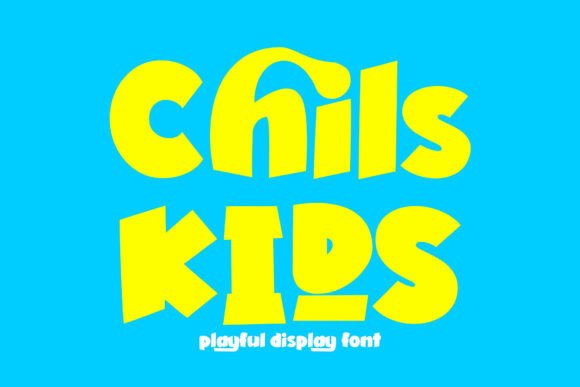 Chil Kids: A Playful Display Font for Joyful Digital Branding