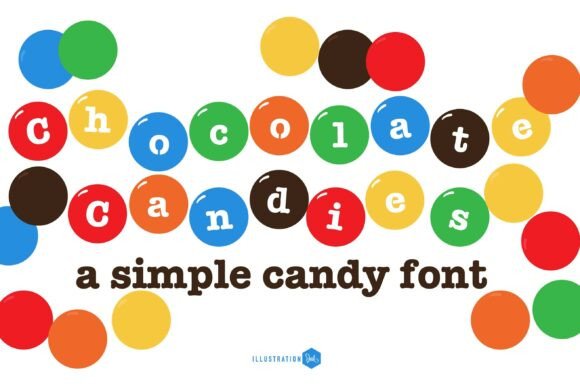 Chocolate Candies Family: A Playful Display Typeface for Digital Brands