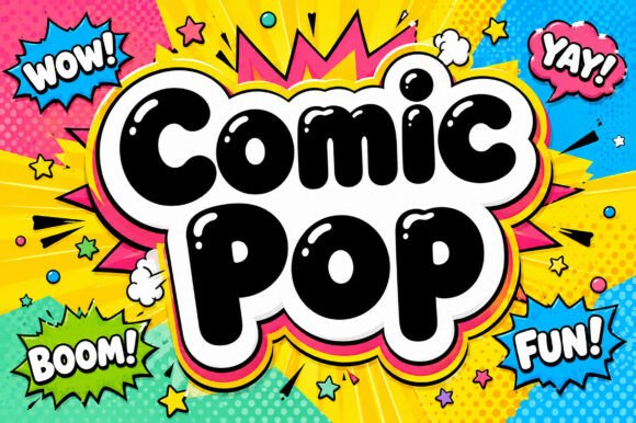 Comic Pop: A Bold Display Font That Demands Attention