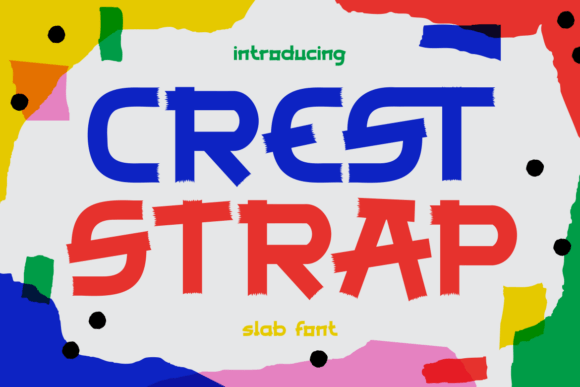 Crest Strap: A Vibrant Display Font for Editorial Impact