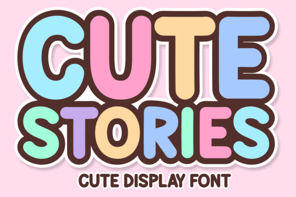 Cute Stories: A Playful Display Font for Scroll-Stopping Campaigns