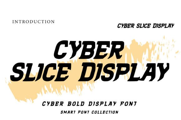 Cyber Slice Display: A Futuristic Display Font for Bold Brand Moments