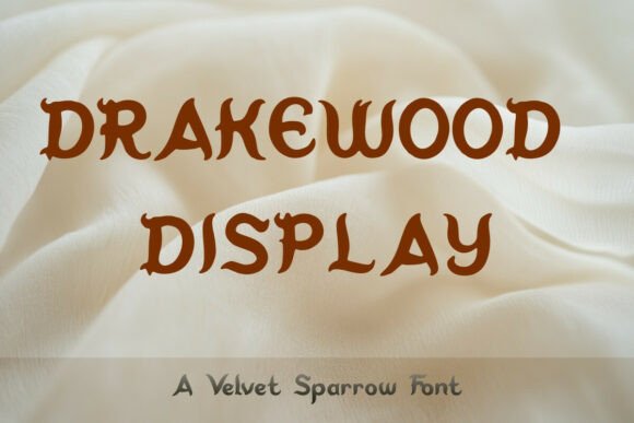 Drakewood Display: A Bold, Rustic Typeface for Campaign Headlines