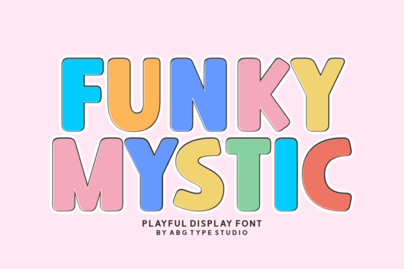 Funky Mystic: A Bold, Vintage-Inspired Display Font for Makers