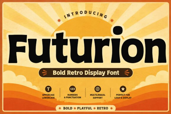 Futurion: A Bold Retro Display Font That Elevates Your Brand