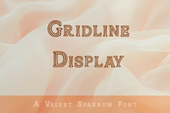 Gridline Display: A Technical Display Font for Digital Clarity