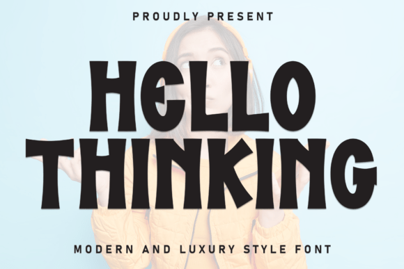Hello Thinking: A Handwritten Display Font That Feels Like a Warm Welcome