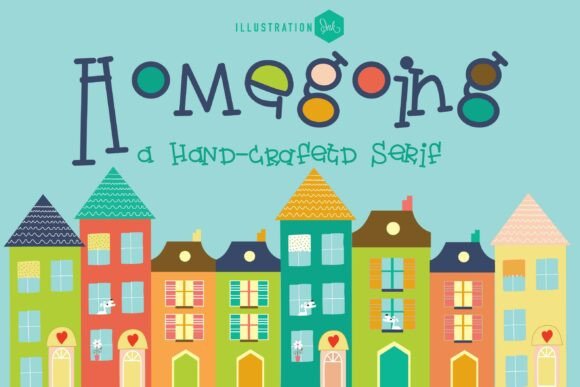 Homegoing: A Playful Display Typeface That Welcomes Customers Home