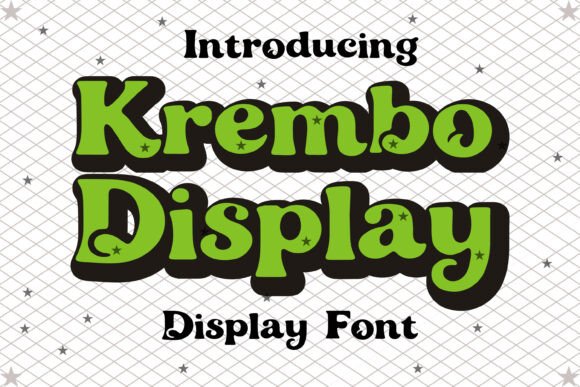 Krembo Display: A Joyful Typeface for Editorial Moments