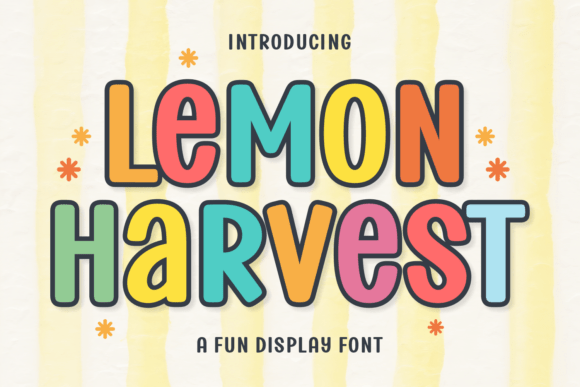 Lemon Harvest: A Display Font That Feels Like Sunlight on Paper