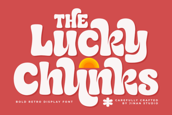 Lucky Chunks: A Warm, Retro Display Font for Thoughtful Design