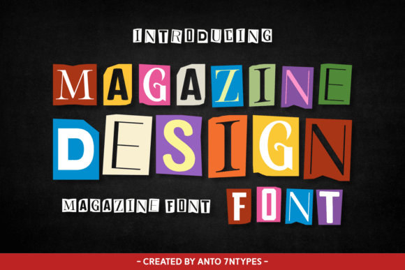 Magazine Design Font: Bold, Retro Charm for Your Brand