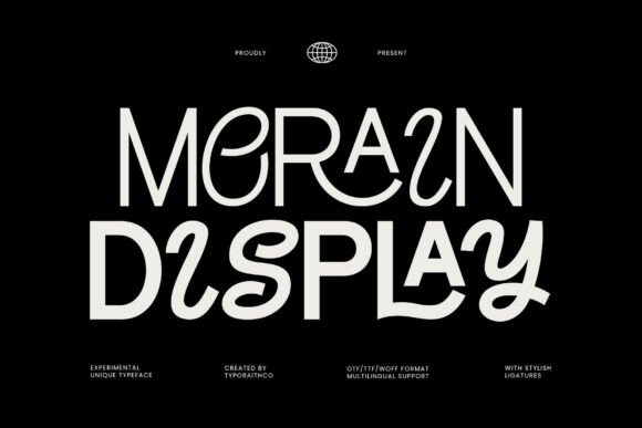 Morain Display: A Bold, Artistic Font for Memorable Branding