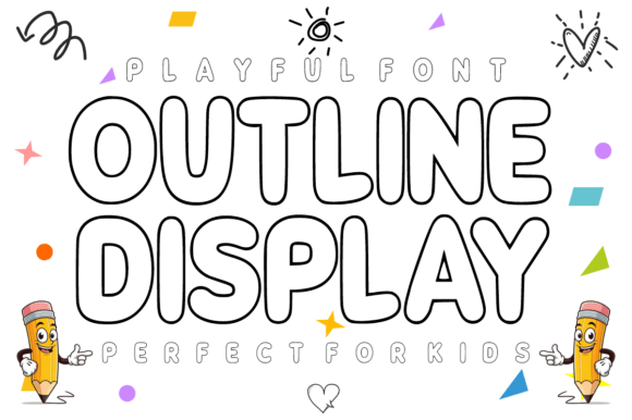 Outline Display Font: Bold, Friendly & Built for Scroll-Stopping Impact