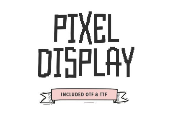 Pixel Display: A Bold, Nostalgic Display Font for Scroll-Stopping Campaigns