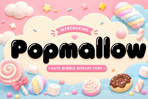 Popmallow: A Playful Display Font for Warm Editorial Moments