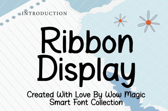 Ribbon Display: A Playful Handwritten Font for Crafters