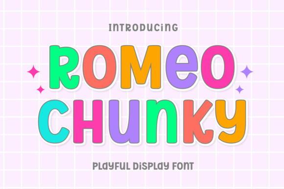 Romeo Chunky: A Display Font That Commands Attention