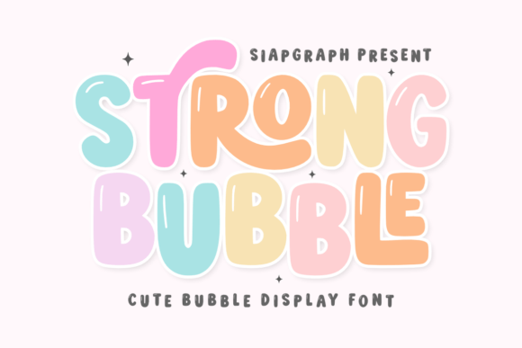 Strong Bubble: A Playful Display Font That Lifts Editorial Mood