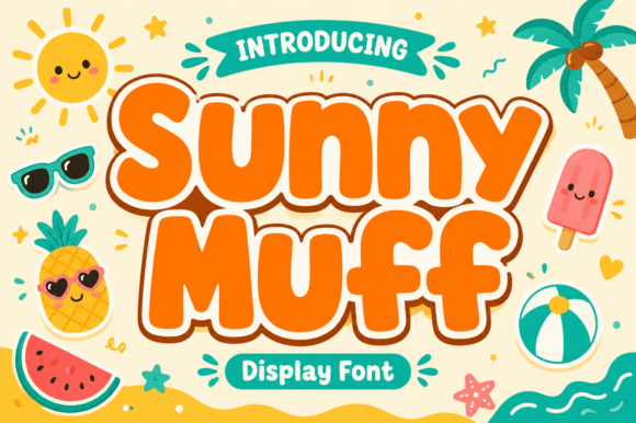 Sunny Muff: A Vibrant Display Font for Editorial Charm