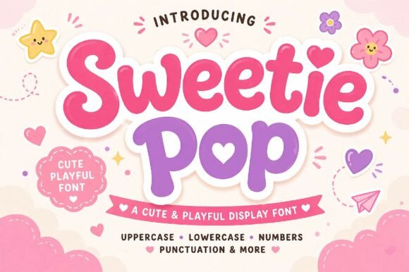 Sweetie Pop: A Display Typeface That Feels Like a Warm Hug