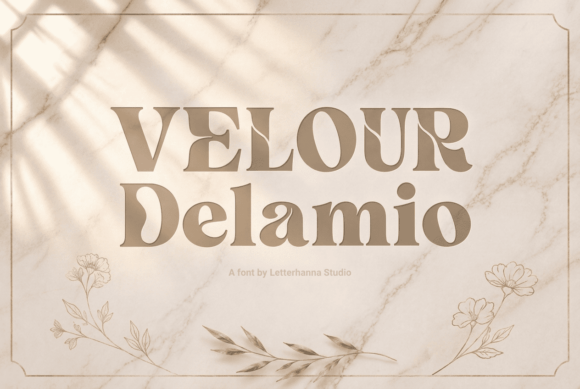 Velour Delamio: A Display Font That Anchors Editorial Mood