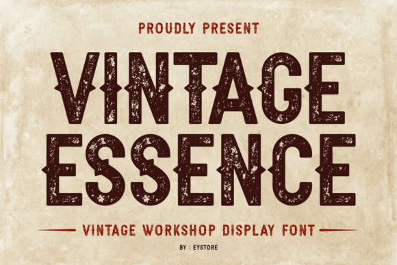 Vintage Essence: A Display Font with Warm, Timeless Character