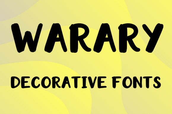 Warary: A Display Font That Brings Warmth and Clarity to Branding